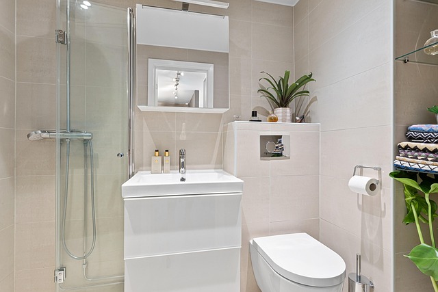 Compact residential bathroom remodeling image for Hoffman Estates IL